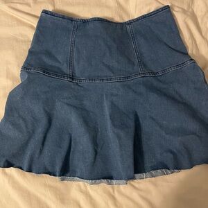 Free People Denim Skirt